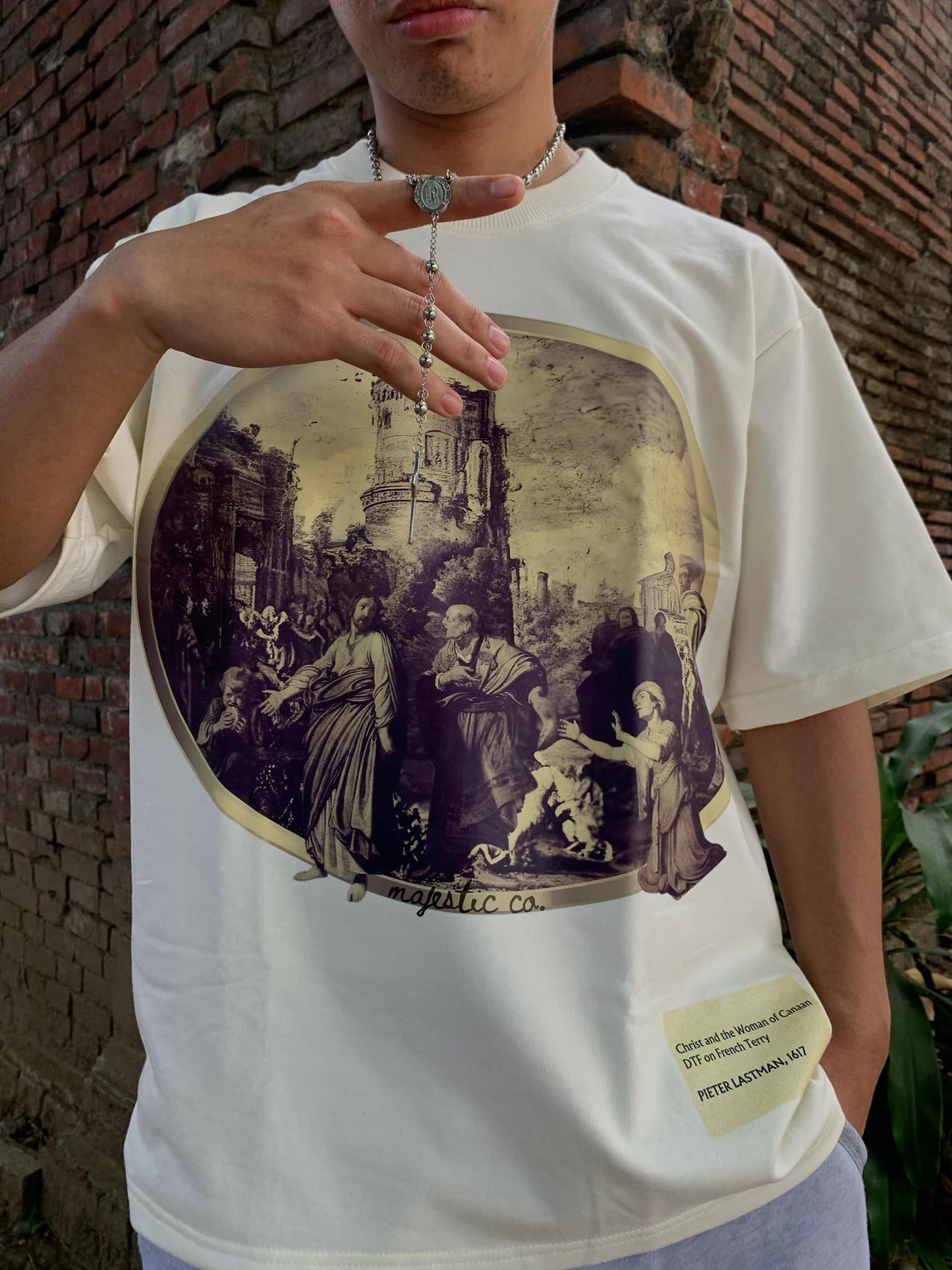 Christ and Woman of Canaan (White)